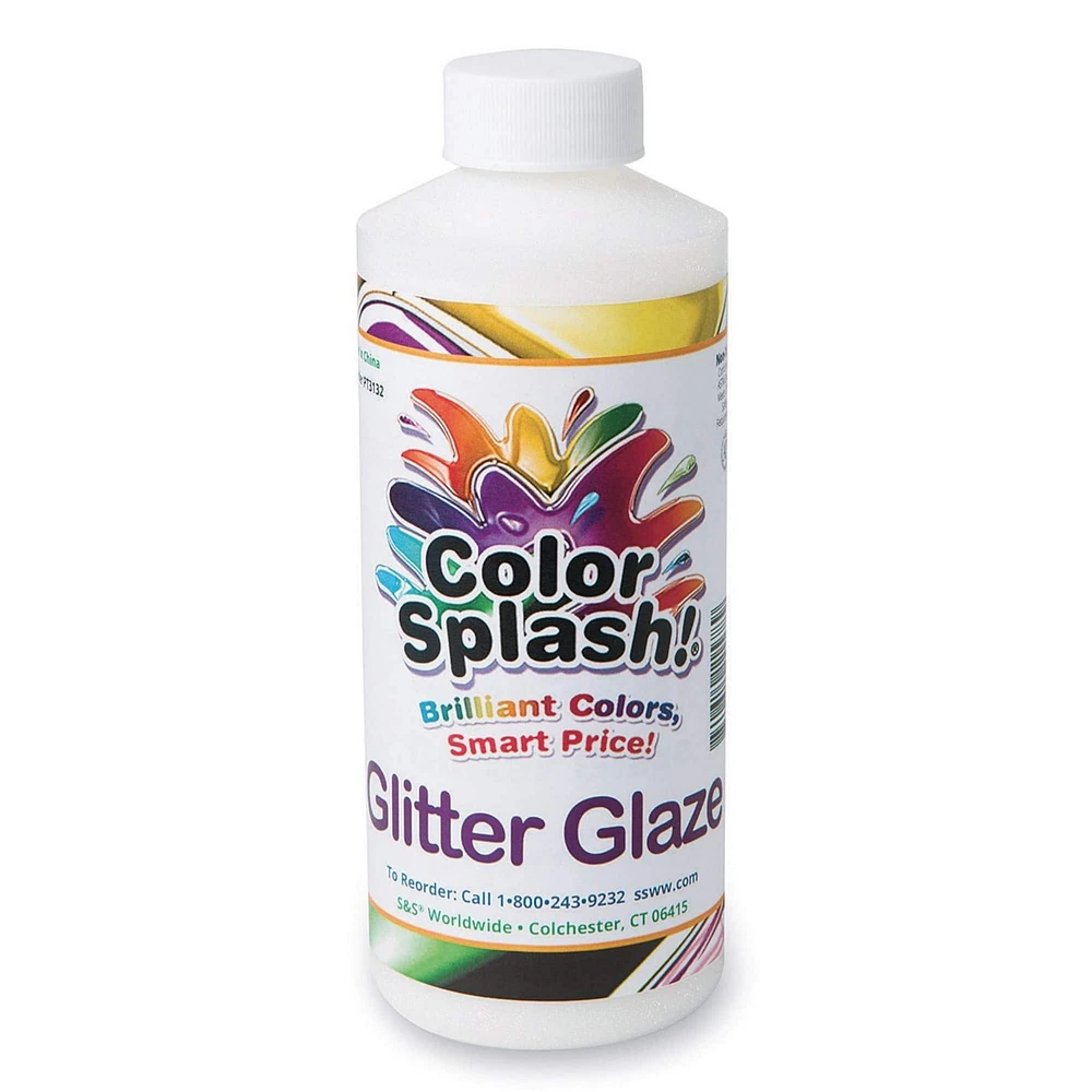 Color Splash!® Glitter Glaze, 16oz.