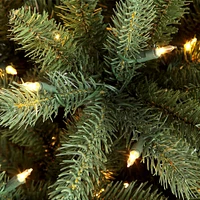 6.5ft. Pre-Lit Glacier Fir Artificial Christmas Tree, Clear Lights