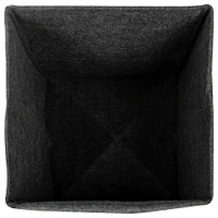 Sammy & Lou® Charcoal Gray Felt Bin Hamper