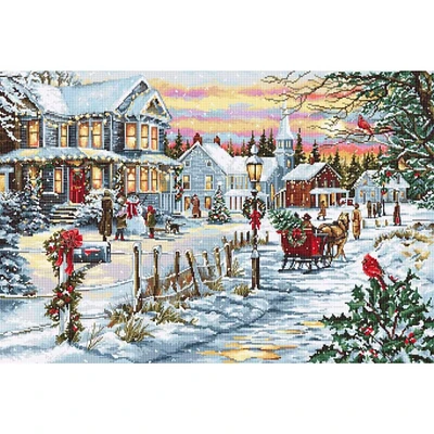 Luca-S Christmas Eve Counted Cross Stitch Kit