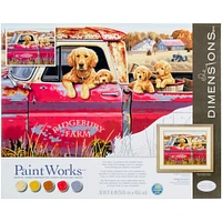 Dimensions® PaintWorks™ Golden Ride Paint-by-Number Kit