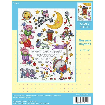 Design Works™ Nursery Rhymes Counted Cross Stitch Kit