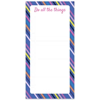 TF Publishing Bright Stripes Do All The Things Magnet List Pad