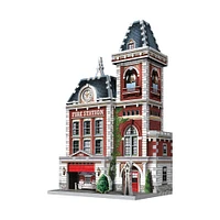 Urbania Collection - 4 3D Puzzles: Hotel, Cinema, Cafe, and Fire Station: 1165 Pcs