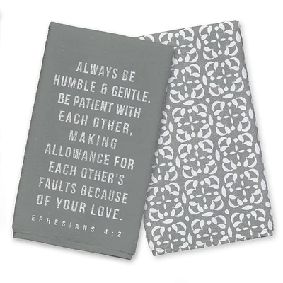 Always Be Humble Tea Towel Set