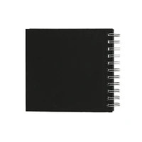 Fabriano® Black Square Spiral-bound Drawing Book, 5.9'' x 5.9''