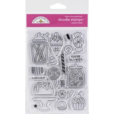 Doodlebug Design Inc.™ Sweet Treats Clear Doodle Stamp Set