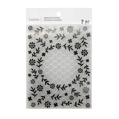Floral Circle Embossing Folder by Recollections™