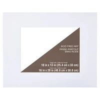 16" x 20" Mat by Studio Décor®, 10" x 13" Opening, White