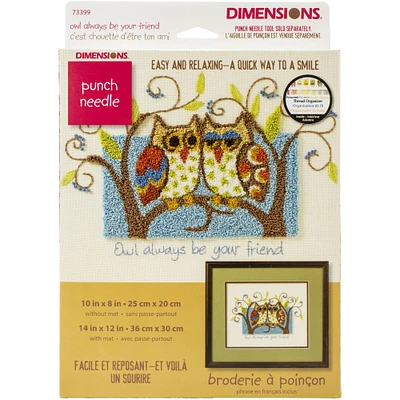 Dimensions® Owl Always Be Your Friend Punch Needle Kit