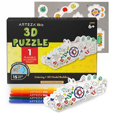 Arteza® Kids 3D Puzzle Alligator