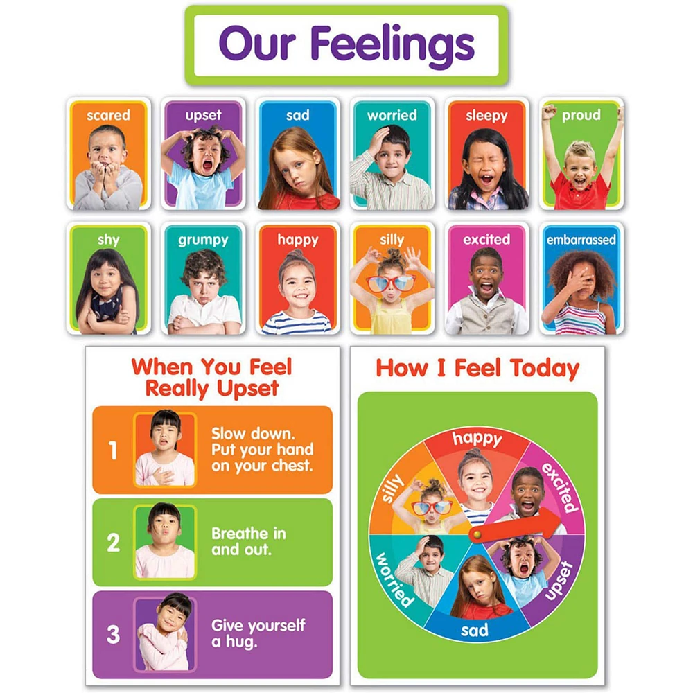 Scholastic® Teaching Resources Our Feelings Bulletin Board Set, 15ct.