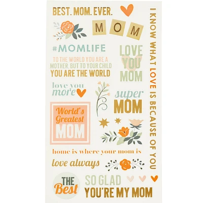 12 Pack: Mom Stickers by Recollections™