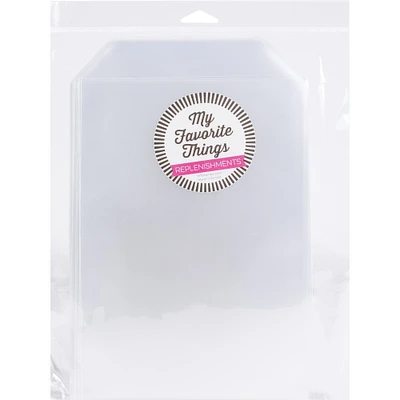 My Favorite Things 9.5" x 6.75" Clear Storage Pockets, 25ct.