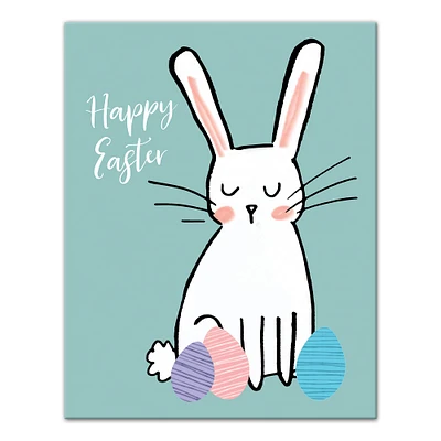 Happy Easter Eggs Canvas Art