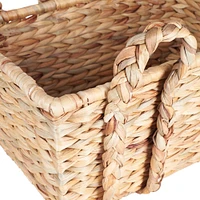 Household Essentials Wicker Storage Basket with Handles