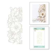 Spellbinders® Glimmer Sweet Blooms Border Hot Foil Plate