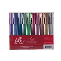 Hello, Artist!™ 10-Color Metallic Paint Markers Set