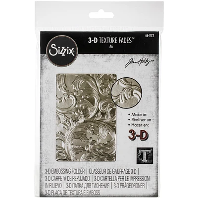 Sizzix® 3-D Texture Fades™ Elegant Embossing Folder by Tim Holtz®