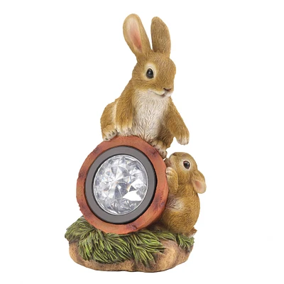 7" Rabbit with Solar Light