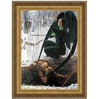 Design Toscano The Death of the Gravedigger Framed Painting