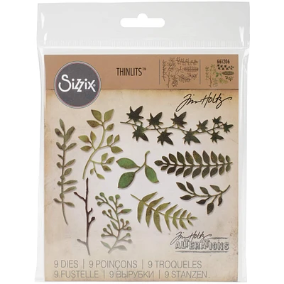 Sizzix® Thinlits™ Garden Greens Dies by Tim Holtz®