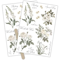 Craft Consortium Belle Fleur Rub-On Transfers