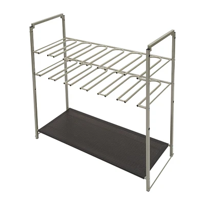 Organize It All 6 Pair Stackable Boot Rack