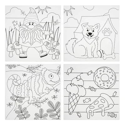 12 Pack: Coloring Board Assortment No.1 by Creatology™
