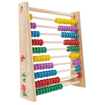Toy Time Classic & Colorful Wooden Abacus