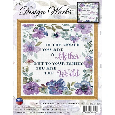 Design Works™ You Are The World Counted Cross Stitch Kit