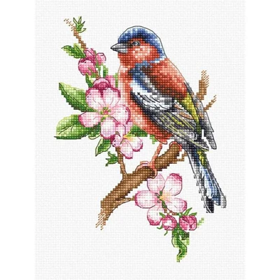 Luca-s Chaffinch Bird Counted Cross Stitch Kit