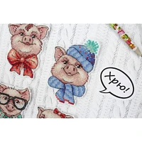 MP Studia Cute Piggies Cross Stitch Kit