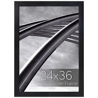 WallsThatSpeak Vertically or Horizontally Hanging Black 24" x 36" Picture Frame with Glass, 4ct.