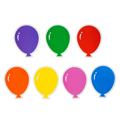 24 Packs: 28 ct. (672 total) Mini Die Cut Balloon Accents by B2C™