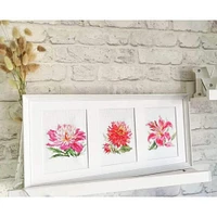 Alisa Dahlia Cross Stitch Kit