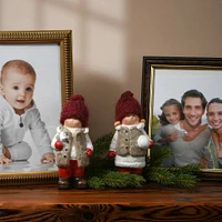 Children With Woolen Caps Set