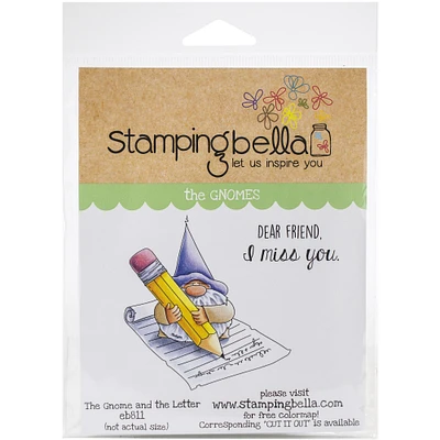 Stamping Bella Gnome & The Letter Cling Stamps