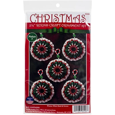 Design Works™ Winter Whirl Beaded Ornament Kit