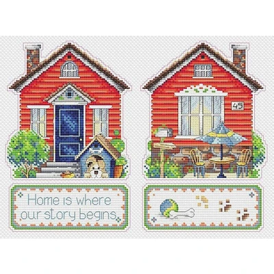 MP Studia House Plastic Canvas Counted Cross Stitch Kit