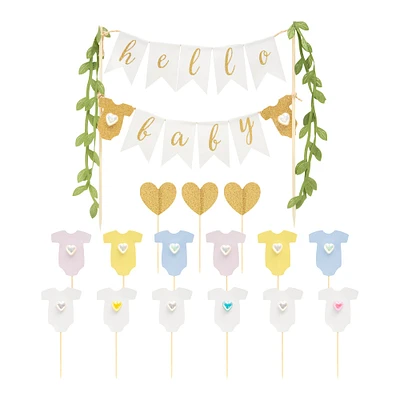 Hello Baby Cake Topper Set by Celebrate It™