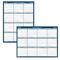 18" x 24" Laminated Reversible Academic Wall Calendar 