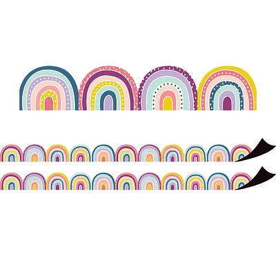 Teacher Created Resources Oh Happy Day Rainbows Magnetic Border, 48ft.