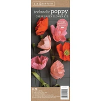 Lia Griffith Poppies Crepe Paper Flower Kit