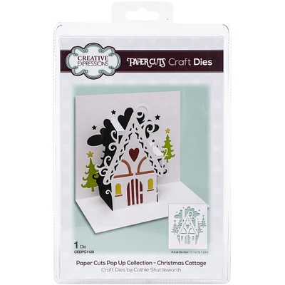 Creative Expressions Christmas Cottage Pop-Up Craft Die