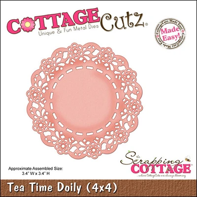 CottageCutz Tea Time Doily Dies