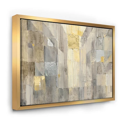 Designart - Gold Square Watercolor