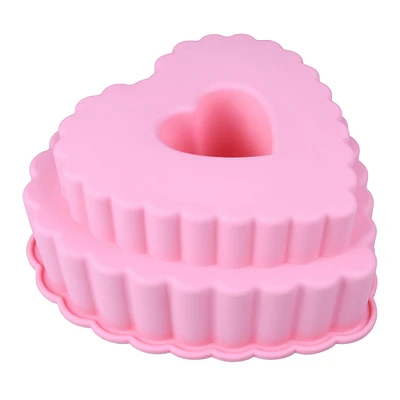 Valentine's Day Heart Silicone Bundt Cake Mold by Celebrate It®