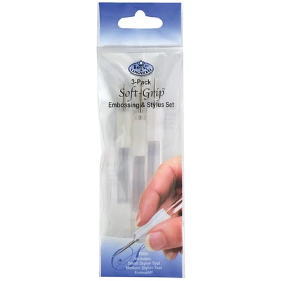 Royal & Langnickel® Soft Grip Embossing & Stylus Set