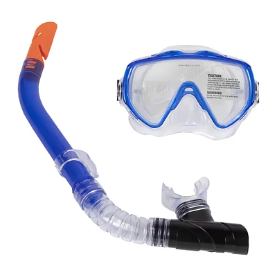 Swim Central Blue Sea Searcher Thermotech Mask & Snorkel Set